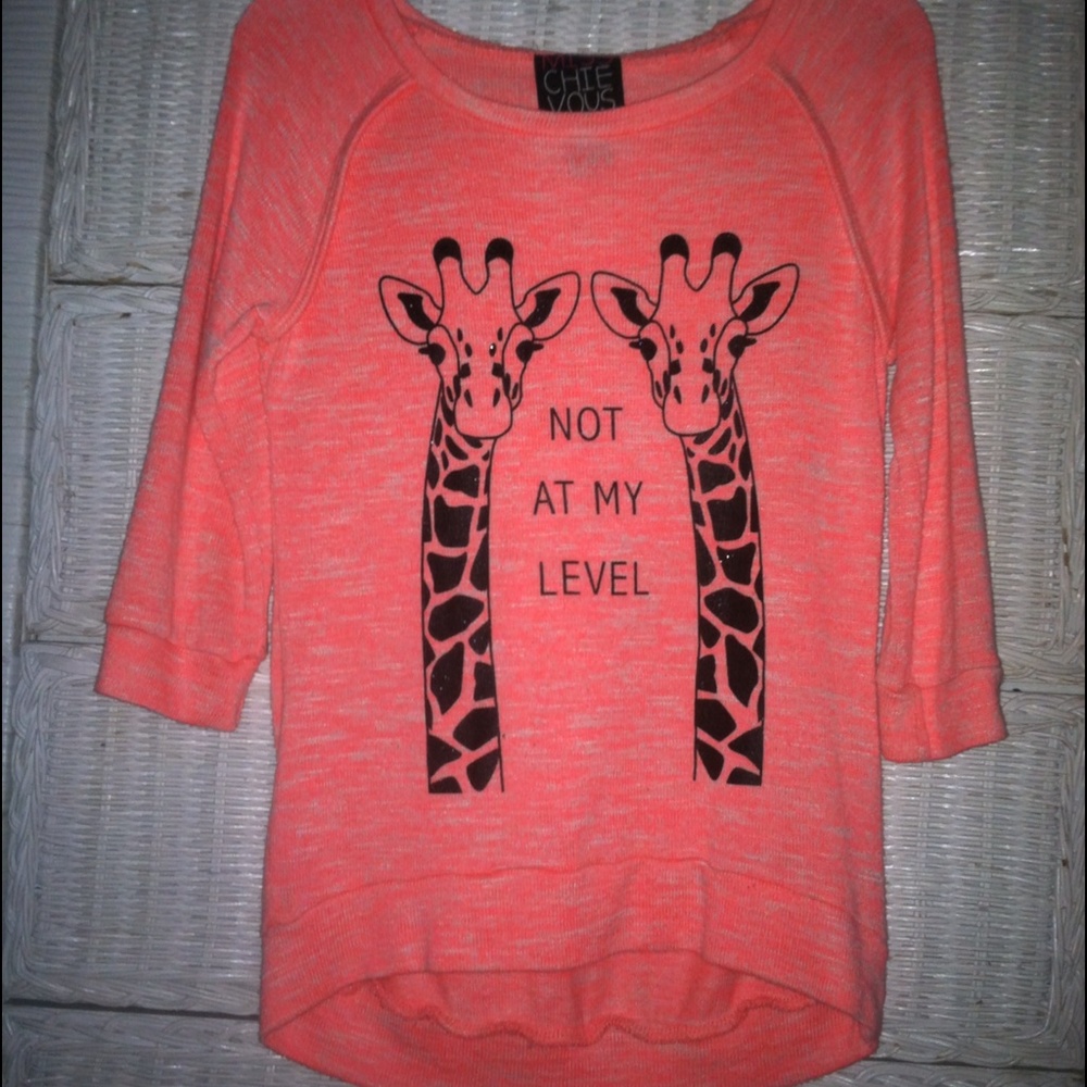 Pink "Not at my Level" Sweater